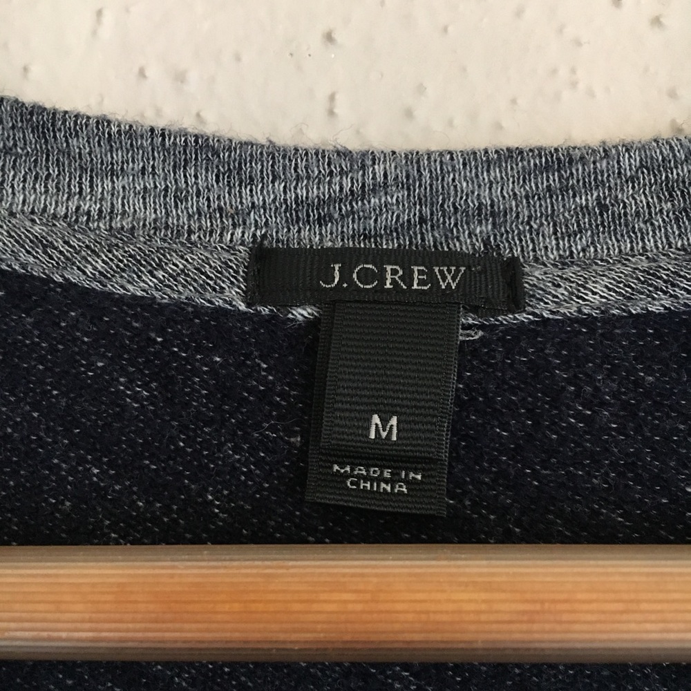 J. Crew Ruched Knit Sweatshirt Dress - Picture 4 of 5